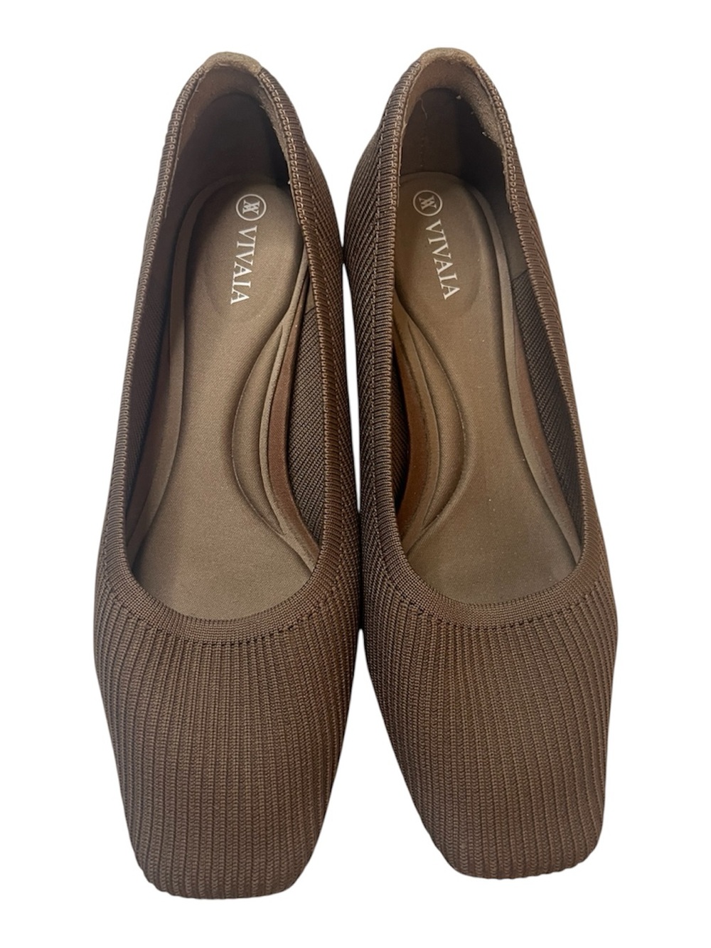 Vivaia Square-Toe Chunky Heels (Melody Pro) in Espresso Size 8.5